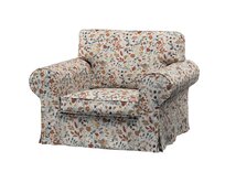 Dekoria Potah na křeslo IKEA Ektorp, oranžovo-zelená, křeslo Ektorp, Cosy Home, 145-12