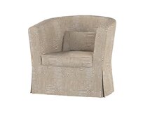 Dekoria Potah na křeslo IKEA Ektorp Tullsta, béžová a ecru, křeslo Ektorp Tullsta, Cosy Home, 144-79