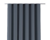 Dekoria Závěs na řasící pásce wave, grafit, Blackout, 269-50