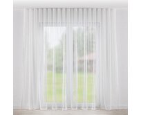 Dekoria Záclona na řasící pásce Wave, ecru, Voile - Voál, 185-91