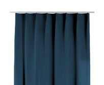 Dekoria Závěs na jednotlivých háčcích flex, Ocean blue mořská modrá, Cotton Panama, 702-48