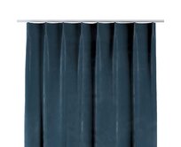 Dekoria Závěs na jednotlivých háčcích flex, staroněmecká modrá, Velvet, 704-16