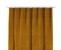 Dekoria Závěs na jednotlivých háčcích flex, medová, Velvet, 704-23