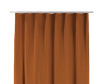 Dekoria Závěs na jednotlivých háčcích flex, rezavá, Cotton Panama, 702-42