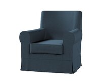 Dekoria Potah na křeslo IKEA Ektorp Jennylund, šedo-modrá, kØeslo Ektorp Jennylund, Etna, 705-30