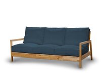 Dekoria Potah na pohovku IKEA Lillberg 3-místná nerozkládací, šedo-modrá, pohovka Lillberg 3-místná, Etna, 705-30