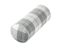 Dekoria Potah na válec IKEA Ektorp, šedo - bílá kostka , válec Ektorp průměr 15cm, délka 35cm, Edinburgh, 115-79