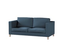 Dekoria Potah na pohovku IKEA Karlanda rozkládací, krátký, šedo-modrá, pohovka Karlanda rozkládací, Etna, 705-30