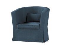 Dekoria Potah na křeslo IKEA Ektorp Tullsta, šedo-modrá, křeslo Ektorp Tullsta, Etna, 705-30