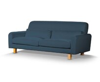 Dekoria Potah na pohovku IKEA Nikkala krátký, šedo-modrá, potah na pohovku Nikkala -krátký, Etna, 705-30