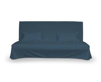 Dekoria Potah na pohovku Beddinge a 2 potahy na polštáře - jednoduché bez prošití, šedo-modrá, sofa Beddinge, Etna, 705-30