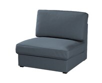 Dekoria Potah na neskládací křeslo IKEA Kivik, šedo-modrá, křeslo Kivik, Etna, 705-30