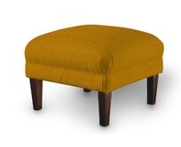 Dekoria Podnožka 56x56cm, medová, 56 x 56 x 40 cm, Velvet, 704-23