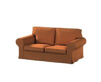 Dekoria Potah na pohovku IKEA Ektorp 2-místná rozkládací  NOVÝ MODEL 2012, oranžová melanž, Ektorp 2-m rozkl. od 2012, Madrid, 162-31