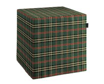 Dekoria Sedák Cube - kostka pevná 40x40x40, kostka teleno-červená, 40 x 40 x 40 cm, Quadro, 142-69