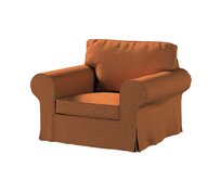 Dekoria Potah na křeslo IKEA Ektorp, oranžová melanž, křeslo Ektorp, Madrid, 162-31