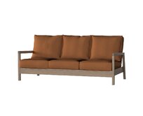 Dekoria Potah na pohovku IKEA Lillberg 3-místná nerozkládací, oranžová melanž, pohovka Lillberg 3-místná, Madrid, 162-31