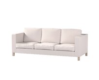 Dekoria Potah na pohovku IKEA Karlanda 3-místná nerozkládací, krátký, světle béžová, pohovka Karlanda 3-místná, Madrid, 162-21