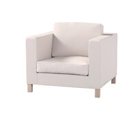 Dekoria Potah na křesko IKEA Karlanda, krátký, světle béžová, Potah na křeslo Karlanda, Madrid, 162-21