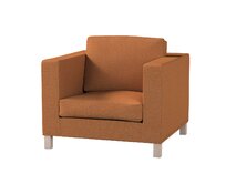 Dekoria Potah na křesko IKEA Karlanda, krátký, oranžová melanž, Potah na křeslo Karlanda, Madrid, 162-31