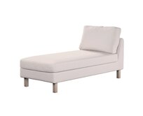 Dekoria Potah na šezlong IKEA Karlstad samostatný, krátký, světle béžová, Potah na šezlong Karlstad samostatný, Madrid, 162-21