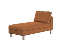 Dekoria Potah na šezlong IKEA Karlstad samostatný, krátký, oranžová melanž, Potah na šezlong Karlstad samostatný, Madrid, 162-31