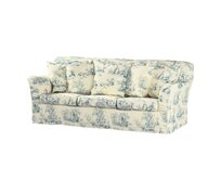Dekoria Potah na pohovku IKEA Tomelilla 3-místná nerozkládací, pozadí režné, světle modré postavy, pohovka Tomelilla 3-místná, Avinon, 132-66