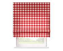 Dekoria Římská roleta Padva, tmavě červená kostka velká, Quadro, 136-18
