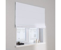Dekoria Římská roleta Capri, ocelově bílá, Blackout/Dimout, 269-48
