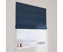 Dekoria Římská roleta Duo, tmavě modrá, Quadro, 136-04