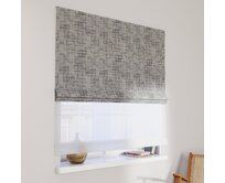 Dekoria Římská roleta Duo, šedavá beton, Velvet, 704-32