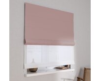 Dekoria Římská roleta Duo, pudrově růžová, Blackout/Dimout, 269-47