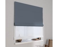 Dekoria Římská roleta Duo, grafit, Blackout/Dimout, 269-50