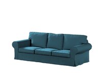 Dekoria Potah na pohovku IKEA Ektorp 3-místná rozkládací, NOVÝ MODEL 2013, tmavě modrá, Ektorp 3-m rozkládací, od 2013, Living II, 162-38