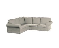 Dekoria Potah na pohovku IKEA Ektorp rohová, béžová melanž, pohovka Ektorp rohová, Amsterdam, 704-54