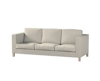Dekoria Potah na pohovku IKEA Karlanda 3-místná nerozkládací, krátký, béžová melanž, pohovka Karlanda 3-místná, Amsterdam, 704-54