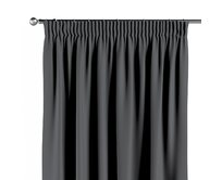 Dekoria Závěs s řasící páskou, grafit, Blackout FR Premium, 269-29