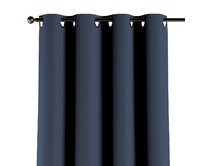 Dekoria Závěs na kroužcích, tmavě modrá, Blackout/Dimout, 269-59