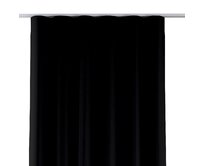 Dekoria Závěs na řasící pásce wave, černá, Blackout/Dimout, 269-99
