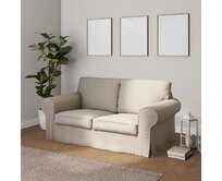 Dekoria Potah na pohovku IKEA Ektorp 2-místná rozkládací NOVÝ MODEL 2012, šedobežová, Ektorp 2-m rozkl. od 2012, Amsterdam, 704-52