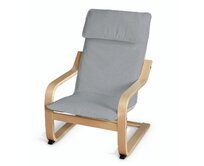 Dekoria Sedák na dětské křeslo IKEA Poäng, šedá, Poäng - dětské křeslo, Amsterdam, 704-55