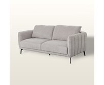 Dekoria Pohovka Horsens grey, 197x85x85 cm,