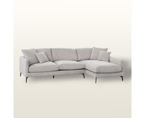 Dekoria Pohovka Odense grey, 290x95x90 cm,
