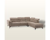 Dekoria Pohovka Randers beige, 290x95x90 cm,