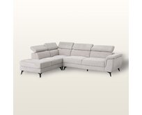 Dekoria Pohovka Randers grey levostranná, 290x95x90 cm,