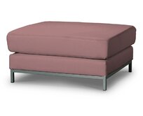 Dekoria Potah na podnožku Kramfors, matně růžová, podnožka Kramfors, Cotton Panama, 702-43