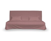 Dekoria Potah na pohovku Beddinge a 2 potahy na polštáře - jednoduché bez prošití, matně růžová, sofa Beddinge, Cotton Panama, 702-43