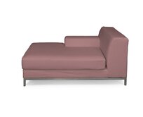 Dekoria Potah na šezlong Kramfors levý, matně růžová, Šezlong Kramfors levý, Cotton Panama, 702-43