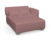 Dekoria Potah na pohovku Mysinge dlouhý, matně růžová, pohovka Mysinge long, Cotton Panama, 702-43