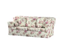 Dekoria Potah na pohovku IKEA Tomelilla rozkládací, růžovo - béžové růže na krémovém pozadí, pohovka Tomelilla rozkládací, Londres, 141-07